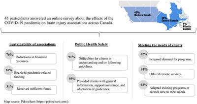 Impact of the COVID-19 pandemic on community-based brain injury associations across Canada: a cross-sectional survey study